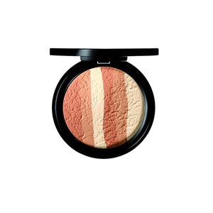 Glamorous trio bronzing face finish